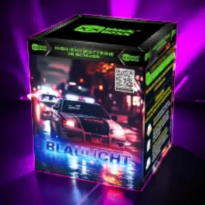 Blaulicht Feuerwerksbatterie von Blackboxx Fireworks
