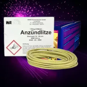Anzündlitze Gelb von WANO – 8 m |