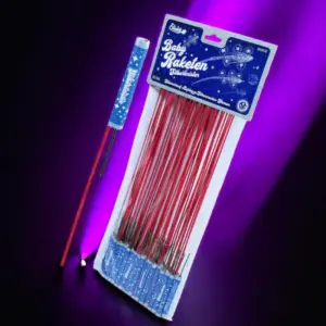 Baby-Raketen Silberknister – Funke Feuerwerk | 50 Mini-Raketen