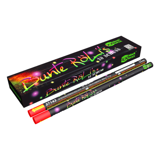 Bunte RöLi´s – 20 Schuss Römische Lichter | Blackboxx