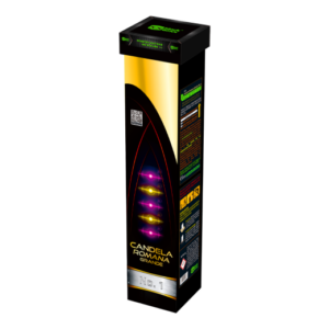Candela Romana Grande No.1 – Blackboxx | 160 Schuss Römische-Lichter-Batterie