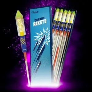 Dorado-Raketen – Funke Feuerwerk | 10er Schachtel