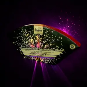 Feuerwand Goldchrysantheme-Violett – Funke Feuerwerk