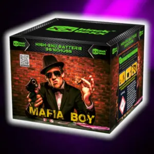 Bombuster Blackboxx Fireworks – Batterie mit Corolla-Palmen