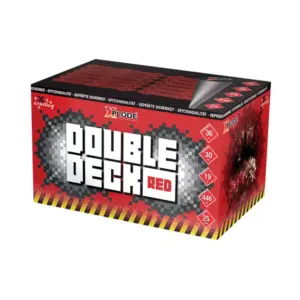 Double Deck Red Xplode – 36 Schuss Fächerbatterie