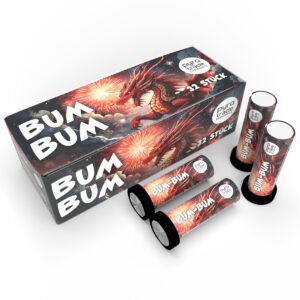 BUM BUM 10 Single Shot Knall von PyroTrade im 10er-Pack