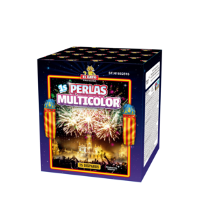 El Gato Perlas Multi Color 1sek Batch 25 Farben- und Salut-Finalbatterie mit 25 Schüssen