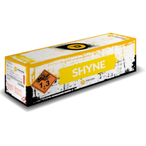 Shyne von Pryme Fireworks – 78 Schuss Performance-Verbundfeuerwerk mit 30 mm Kaliber