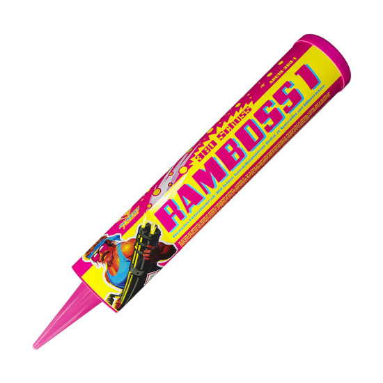 Ramboss 1 von Albert Feuerwerk – römisches Lichterbündel mit 380 Schuss