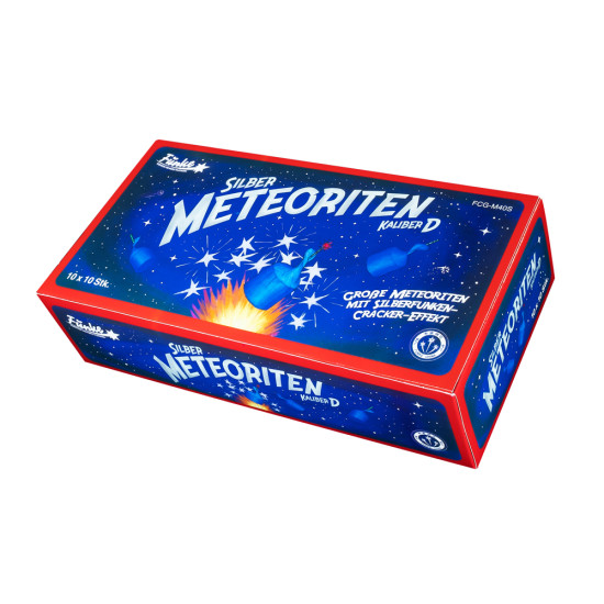 Funke Silber-Meteoriten Kaliber D mit Silberfunken-Cracker-Effekt