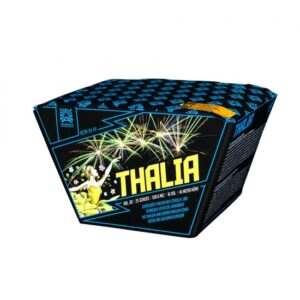 Thalia von Argento – 25-Schuss-Feuerwerk mit gefächerten Corolla- und Titangold-Effekten