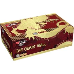 The Great Wall von Riakeo – 180 Schuss Verbundfeuerwerk im Kaliber 30 mm