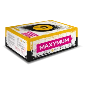 Maxymum von Pryme Fireworks – 136 Schuss Performance-Verbundfeuerwerk mit 25 und 30 mm Kaliber